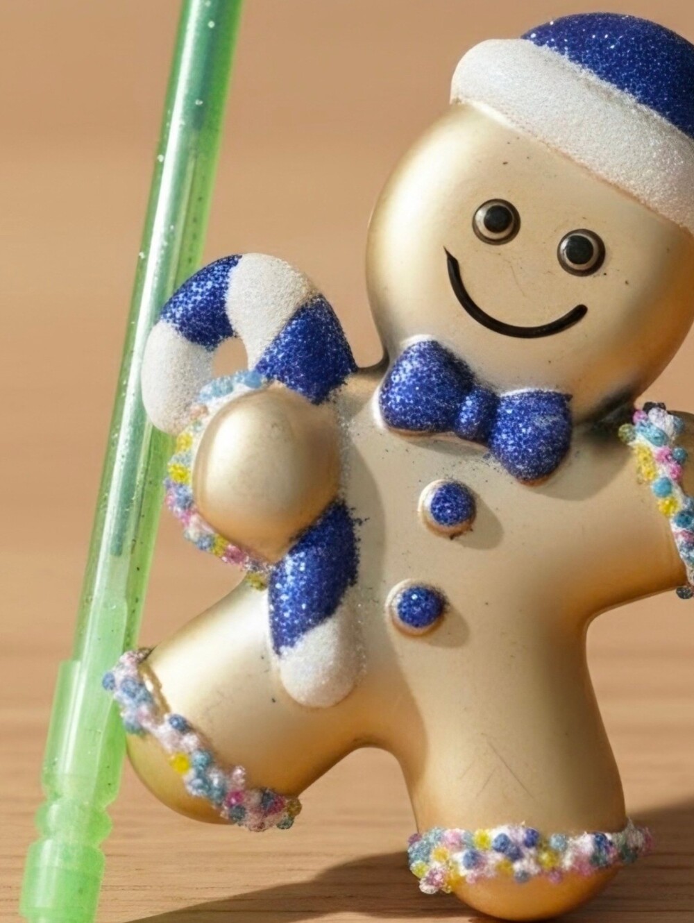 Vintage blown glass gingerbread man